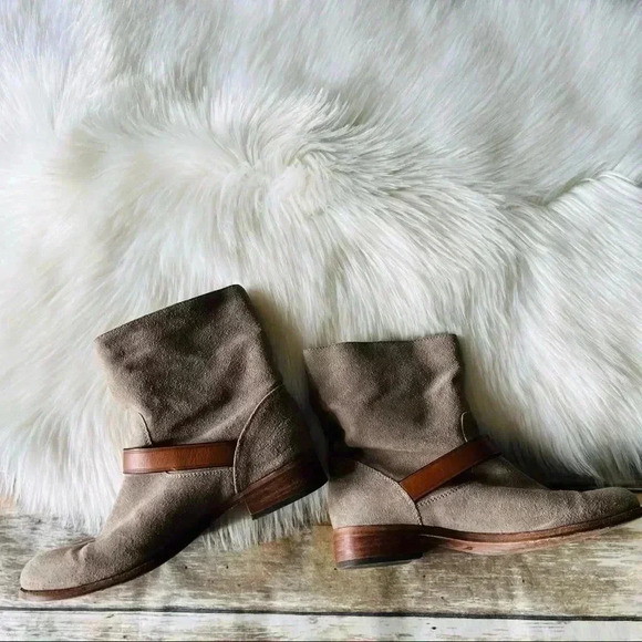 Coach Amy Suede Leather Boots Sz 7 - Picture 5 of 10